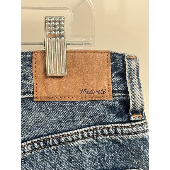 Madewell The Darted Barrell Leg Jeans Button Fly Sz 27 - Picture 5 of 8